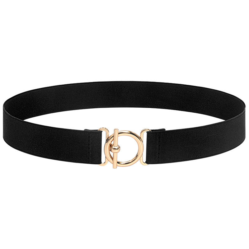 Women's Elastic Waistband Fashion Stretch Corset Korean Style Versatile Dress Decoration Thin Belt Women's Elastic Waistband Fashion Stretch Corset Korean Style Versatile Dress Decoration Thin Belt